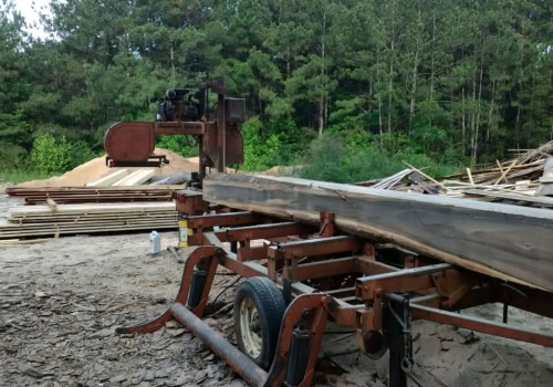 Inspecting and Repairing Damaged Parts on a Portable Sawmill